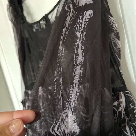 Dolls Kill - Dance With Death - Beautiful Skeleton Gown NWOT - Picture 8 of 11